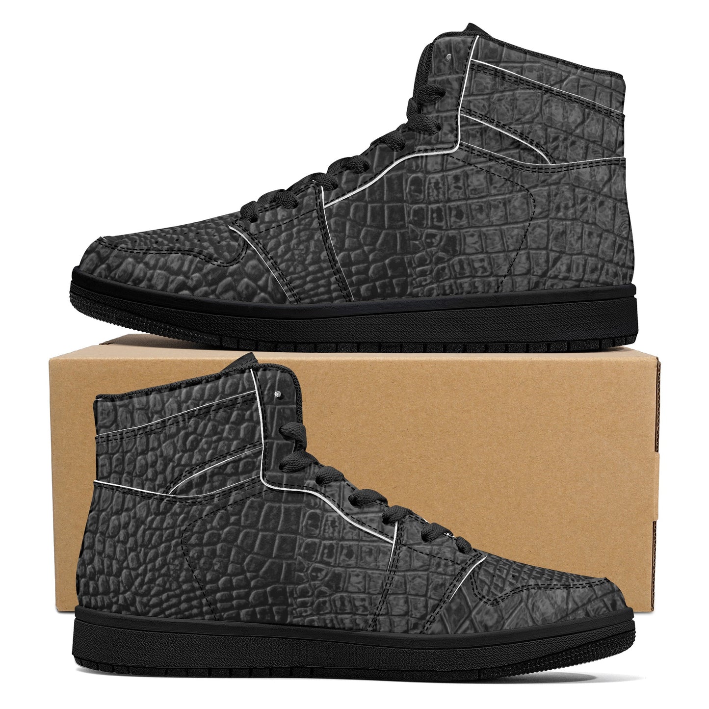 Men's High Top Leather