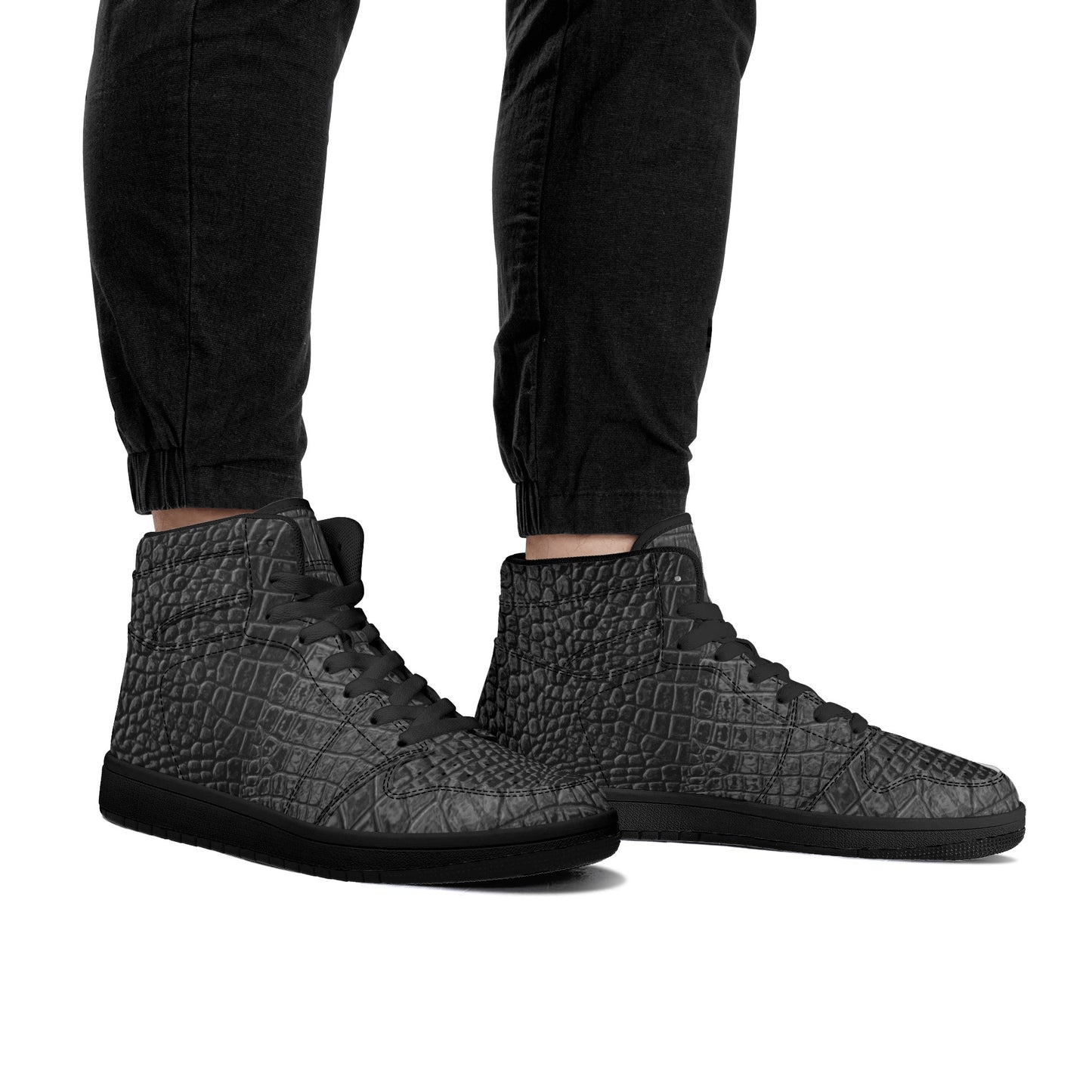 Men's High Top Leather