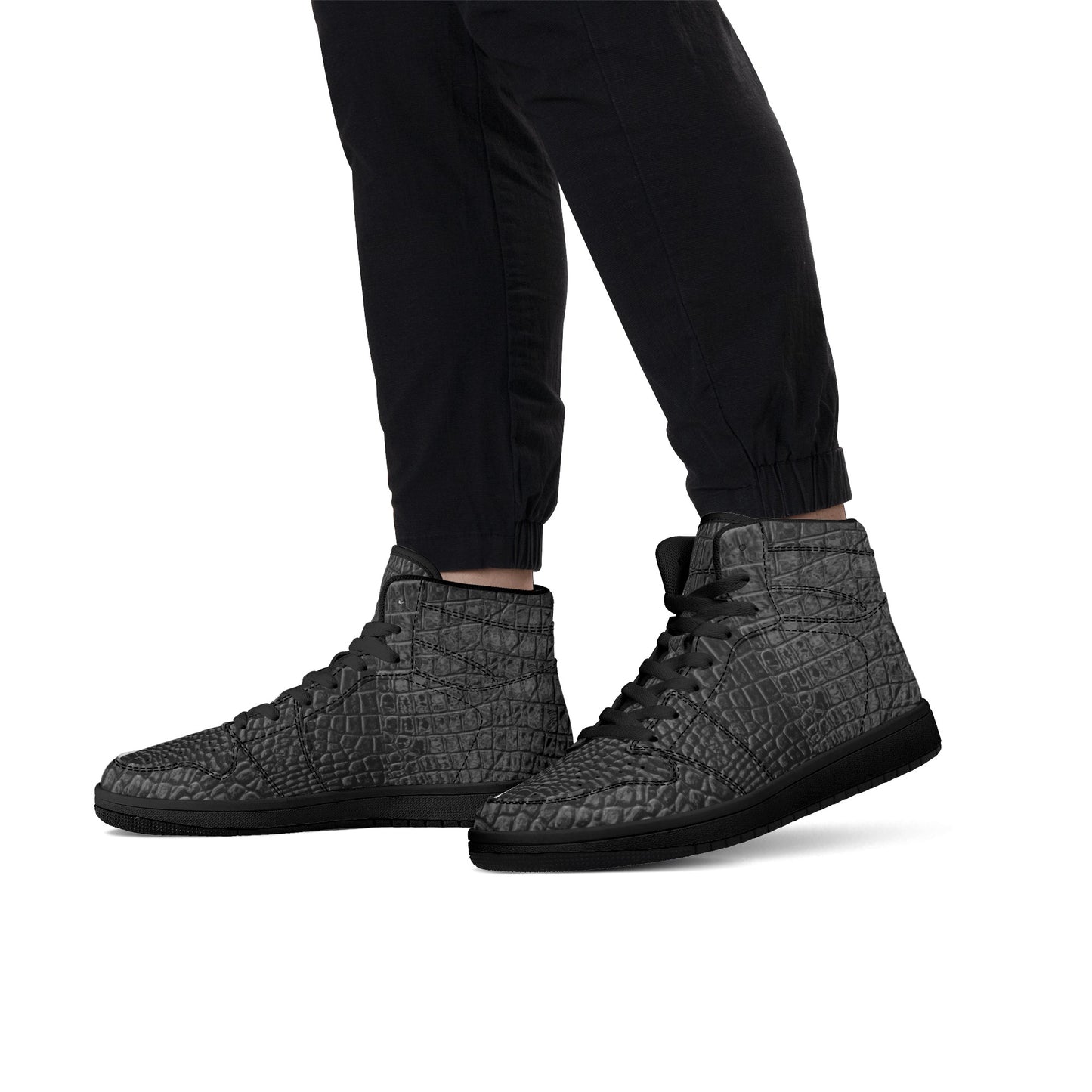Men's High Top Leather