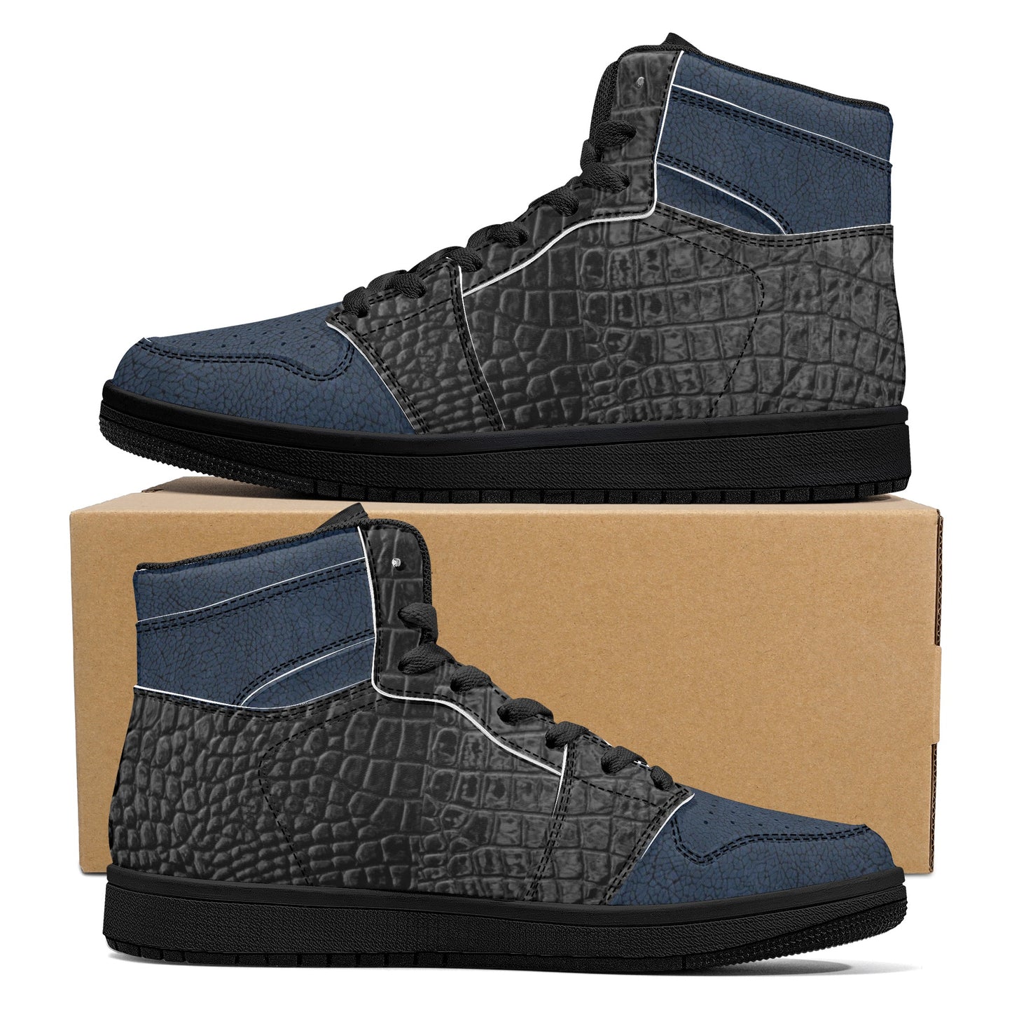 Men's High Top Leather Sneakers