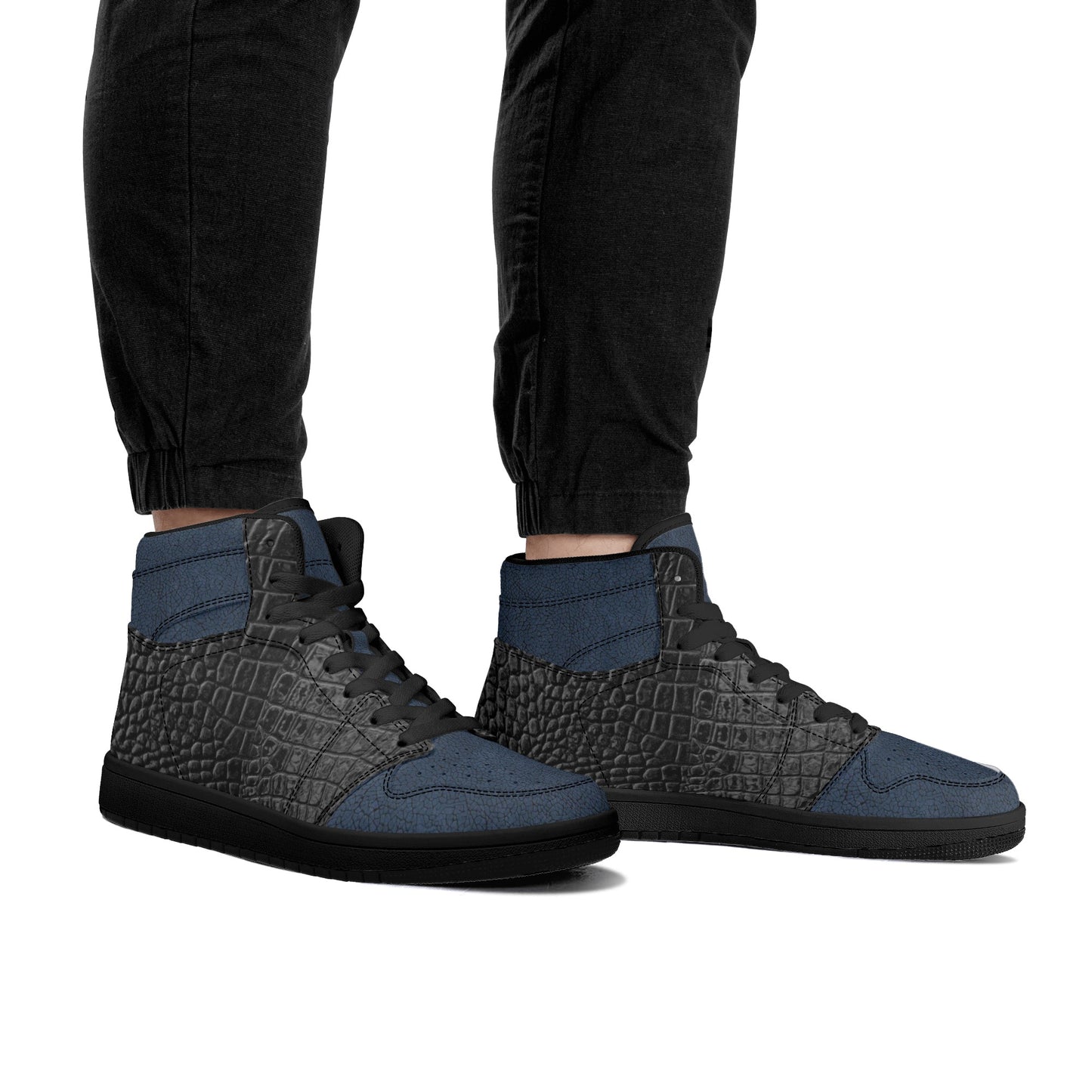 Men's High Top Leather Sneakers