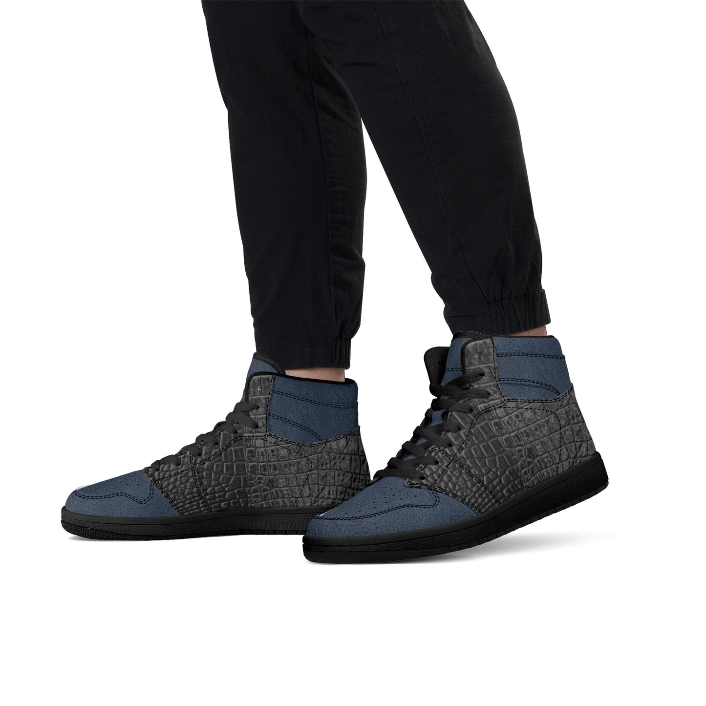 Men's High Top Leather Sneakers